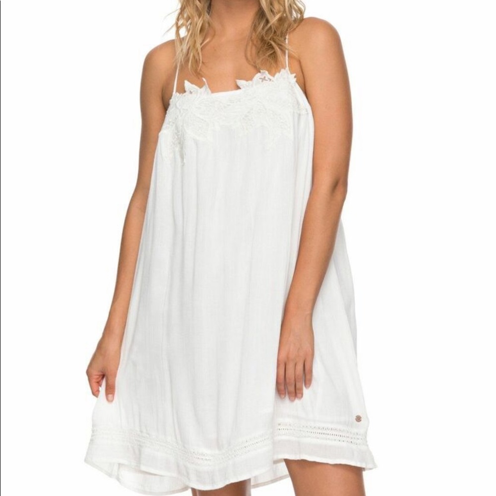 🔥Roxy women’s where do we belong dress off white NWT - Picture 2 of 6